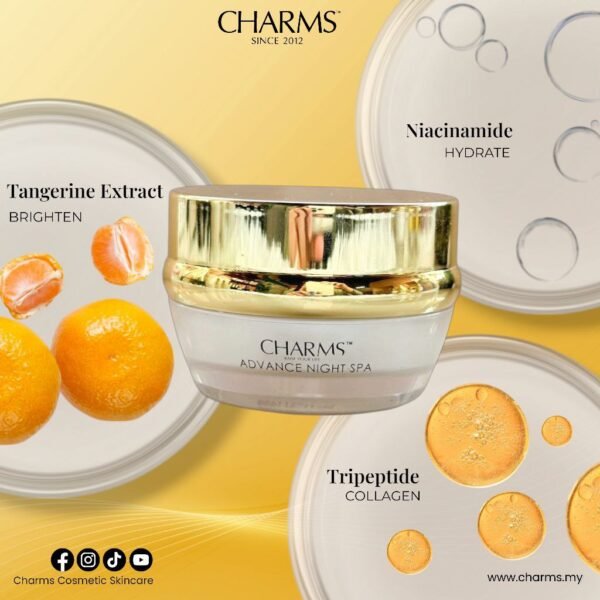 CHARMS Advance Night Spa Peptide 15gm - Image 3