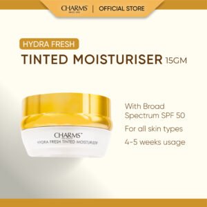 CHARMS Hydra Fresh Tinted Moisturiser SPF50+ PA++++ 15gm