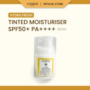 CHARMS Set Sunscreen Halal Hydra Fresh Tinted Moisturiser SPF50+ PA++++ 30gm