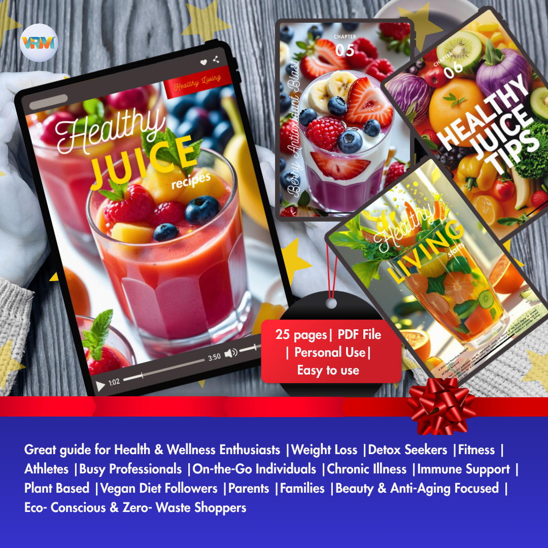 Healthy Juice Recipes eBook (VRM002)